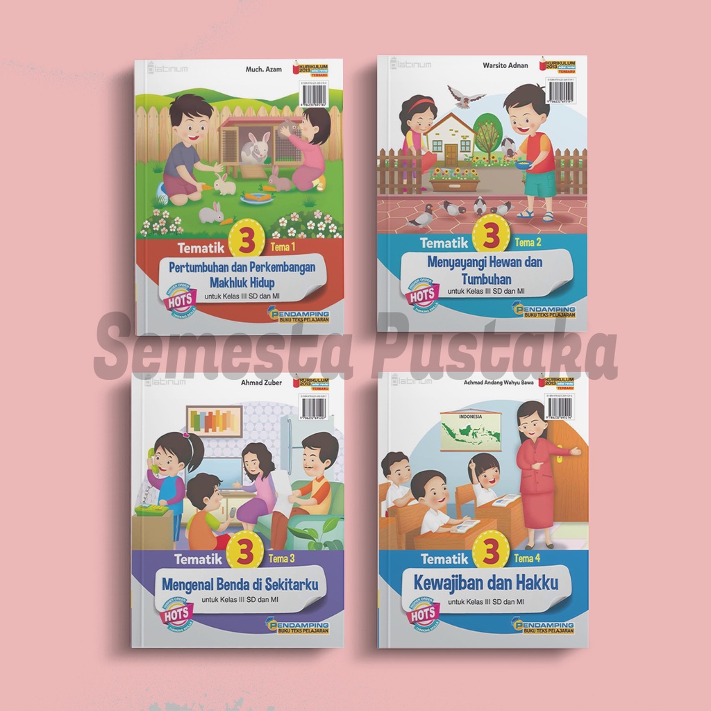 Jual Buku Paket Tematik Kelas Sd Kurikulum Platinum Shopee