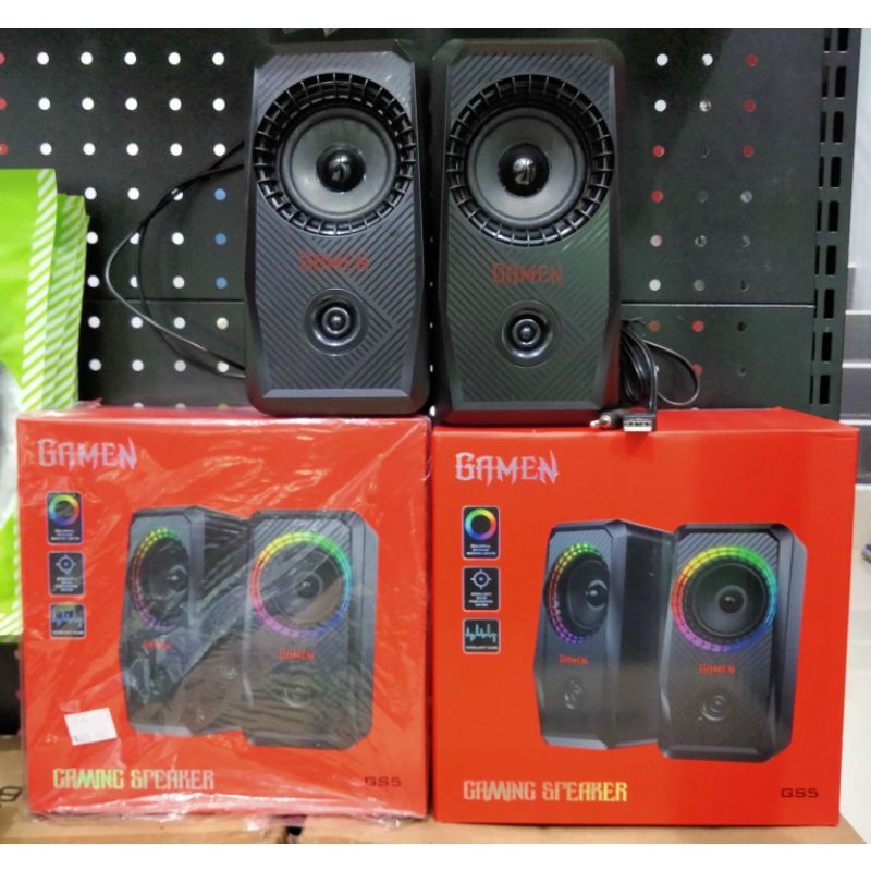 Jual Speaker Gamen Gs Laptop Pc Gaming Super Bass Portable Rgb