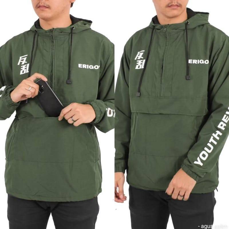 Jual ERIGO PULLOVER YOUTH REVOLT ARMY JAKET ERIGO DISTRO JAKET