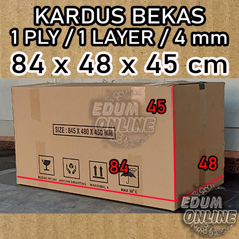 Jual Kardus Jumbo Super Box Kantor 1ply 2ply Dus Murah 84x48x45 2 Ply 1