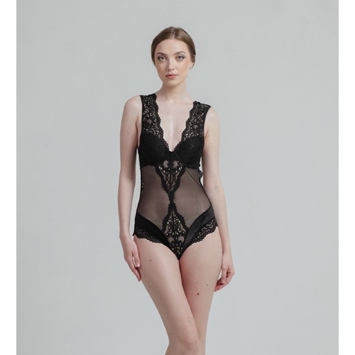 Jual Raquel Lingerie Claire Bodysuit Black Shopee Indonesia