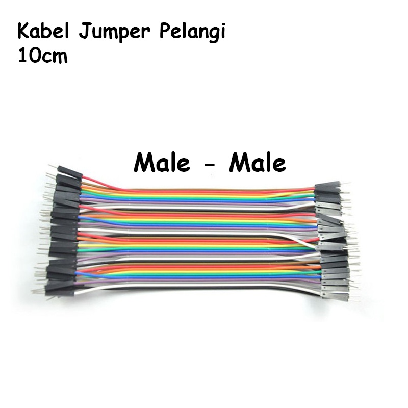 Jual Kabel Jumper Male To Male Dupont 10cm Shopee Indonesia