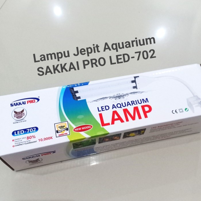 Jual Lampu Jepit Sakkai Pro Led Led Aquarium Mode Warna Biru