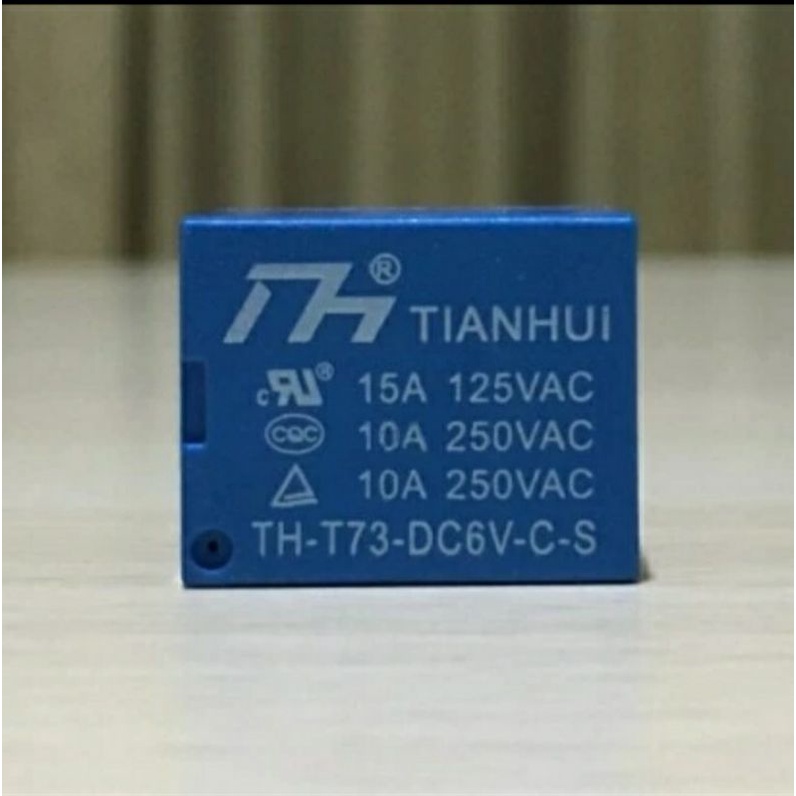 Jual Relay Tianhui DC 12V 10A 5 Pin Relay Dc 12v 5kaki Merek TIANHUI