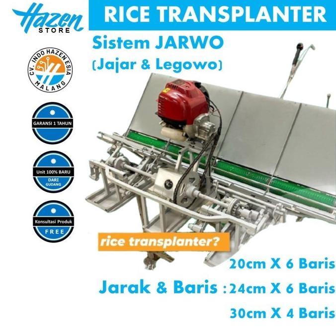 Jual Mesin Tanam Padi Tepat Guna Rice Transplanter Sistem Jarwo By