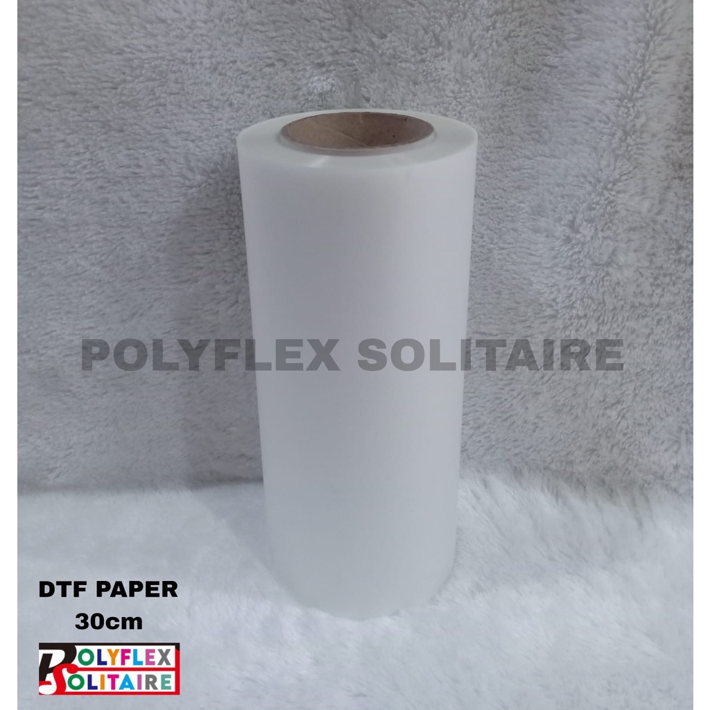 Jual Khusus Rollan Premium Pet Transfer Film DTF Lebar 30cm 1 Roll