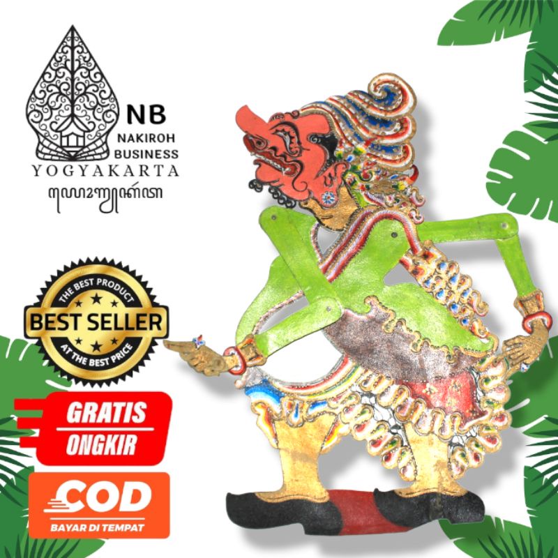 Jual Wayang Kulit Asli Narada Norodo Cm Standar Dalang Shopee