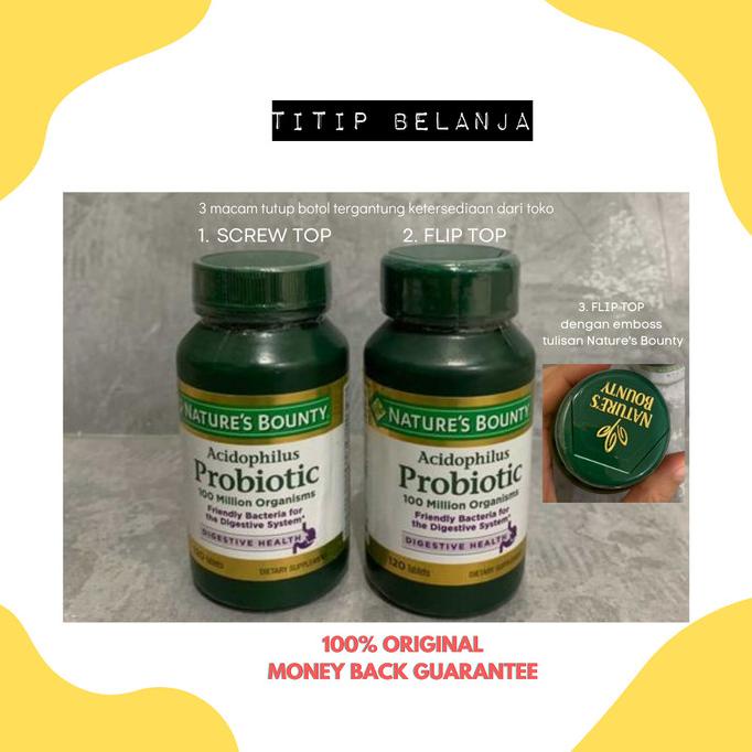 Jual Nature S Bounty Probiotik Acidophilus Probiotic Shopee Indonesia