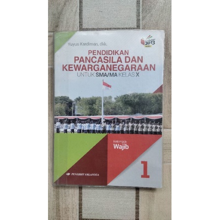 Jual Buku Paket Erlangga Ppkn Sma Ma Kelas X Bekas Murah Shopee