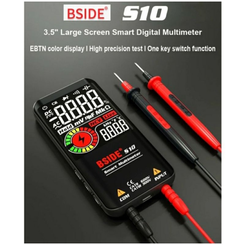 Jual BSIDE S10 Smart Multimeter Digital Auto Function NCV Shopee