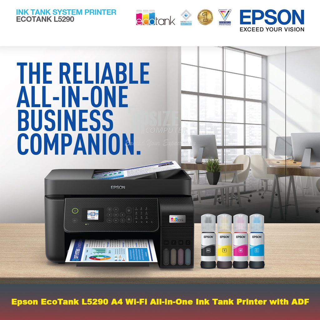 Jual Epson Ecotank L A Wi Fi All In One Ink Tank Printer With Adf