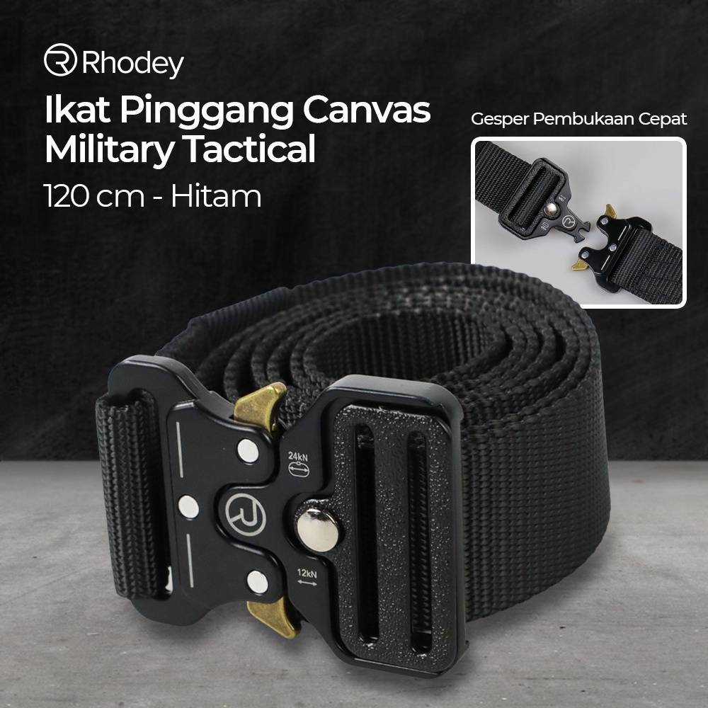 Jual Rhodey Tali Ikat Pinggang Canvas Military Tactical Cm Mu