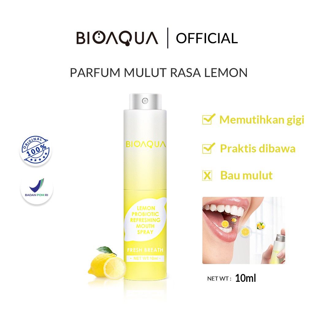 Jual Bioaqua Probiotic Refreshing Mouth Spray Ml Shopee Indonesia