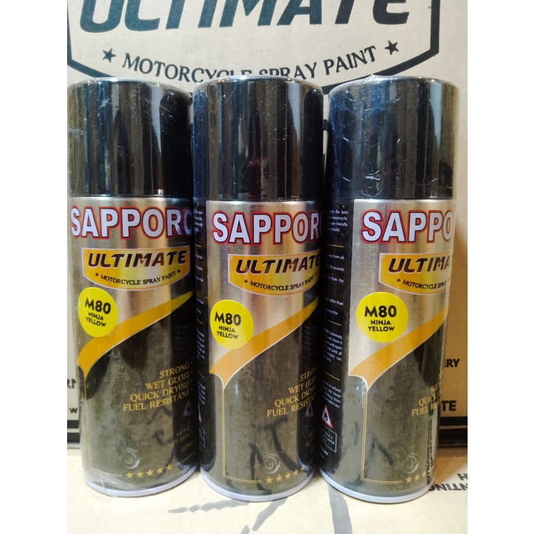 Jual Pilok Pilox Cat Semprot Sapporo Ultimate Saporo M80 Ninja Yellow