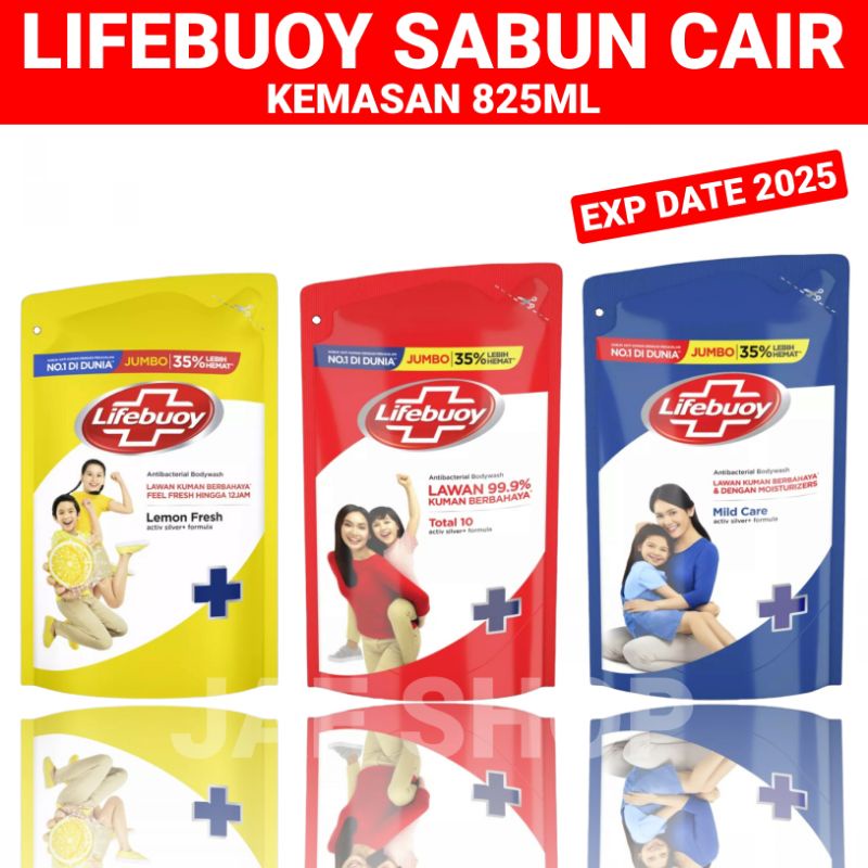 Jual Lifebuoy Sabun Mandi Cair Body Wash Antibakteri Refill Ml All