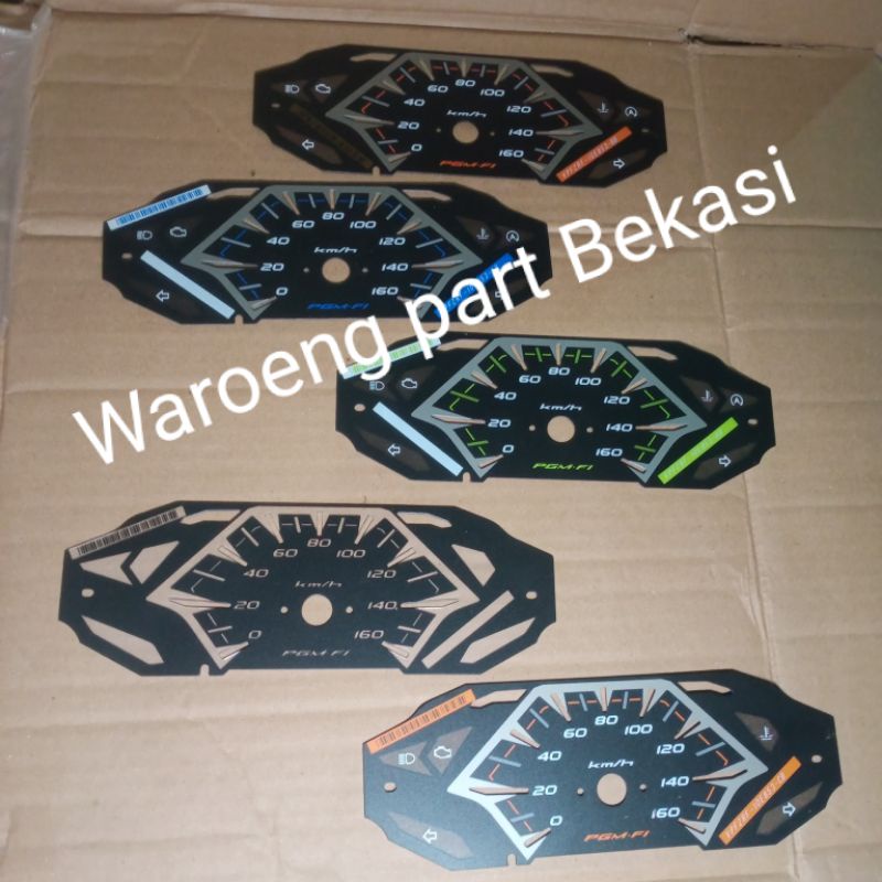 Jual Papan Spidometer Spedometer Speedometer Vario 125 150 Fi Led