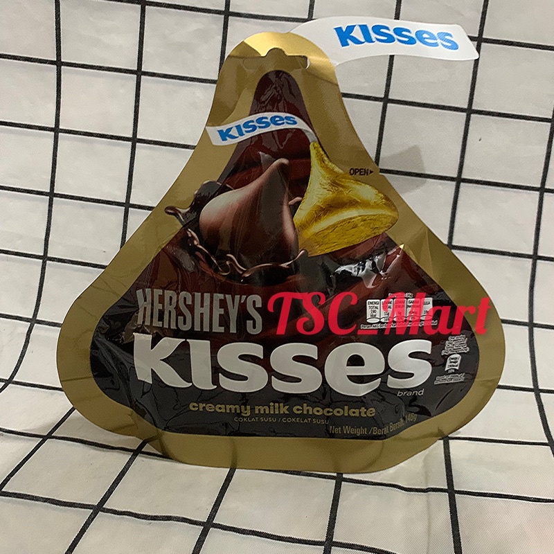 Jual Cokelat Hershey Kisses Creamy Milk Chocolate Gr Kisses