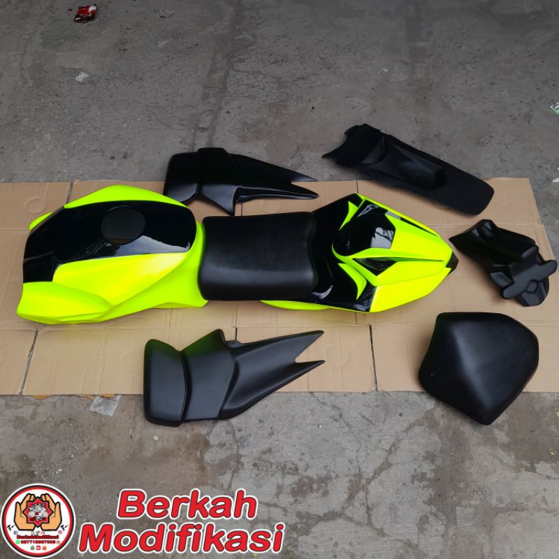 Jual Cover Kondom Tangki Body Belakang Model Ninja Fi Pnp Yamaha