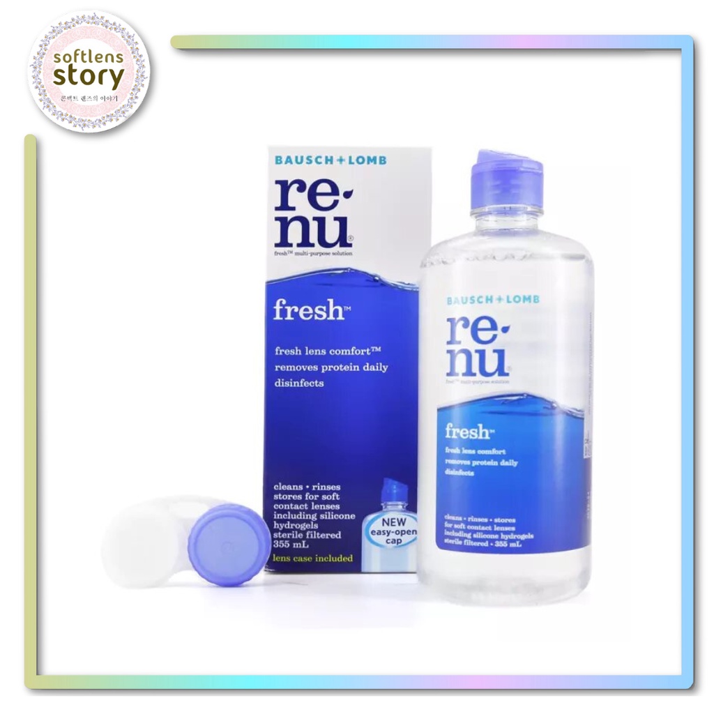 Jual Bausch Lomb Renu Fresh Ml Solution Air Softlens Shopee Indonesia