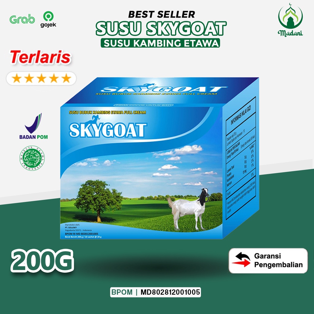 Jual Susu Kambing Etawa Herbal Alami Asli Susu Skygoat Gr Shopee