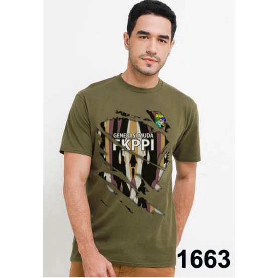 Jual Kaos Baju Hijau Army Fkppi Barak Sablon Dtg Shopee