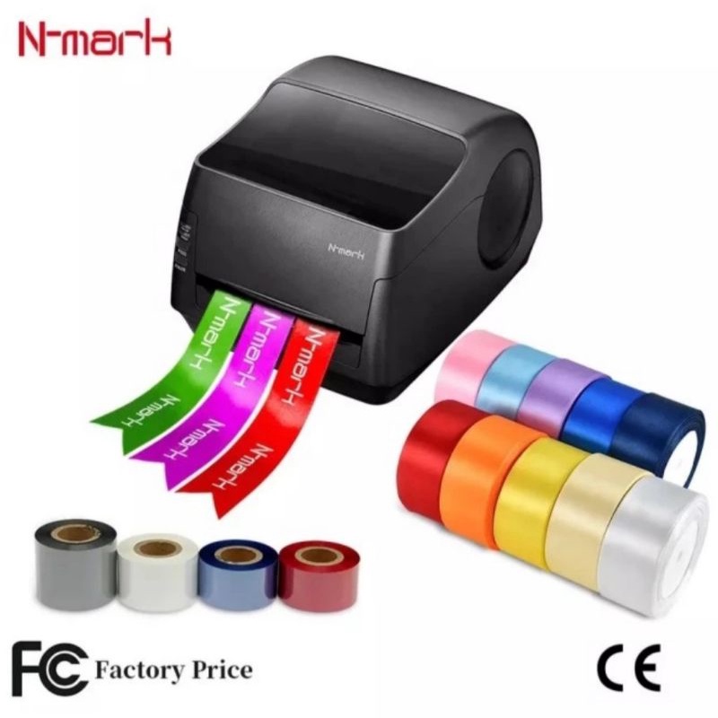 Jual N Mark Digital Mesin Cetak Pita Satin Printer Ribbon Set Premium