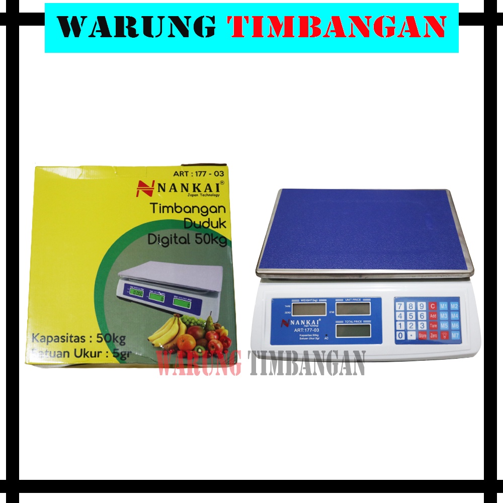 Jual Timbangan Digital Kg Kg Nankai Acs Timbangan Duduk Digital