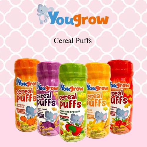 Jual Makanan Selingan Snack Bayi You Grow Cereal Puff Usia 9 Bulan