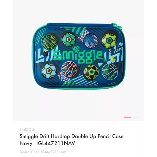 Jual Smiggle Drift Hardtop Double Up Pencil Case Navy Shopee Indonesia