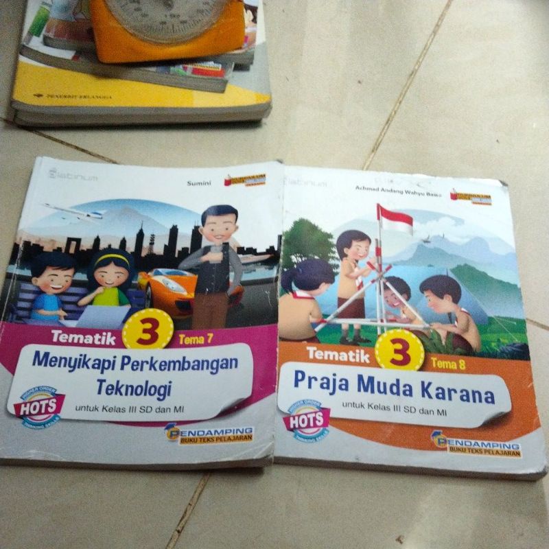 Jual Tematik 3 Tema 7 Dan 8 Menyikapi Perkembangan Teknologi SD MI