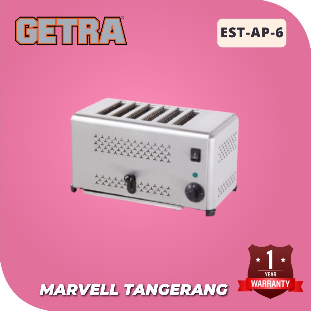 Jual TOASTER ROTI AUTO POP UP GETRA EST AP 6 MESIN PEMANGGANG ROTI