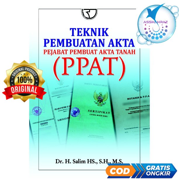 Jual Teknik Pembuatan Akta Pejabat Pembuat Akta Tanah PPAT Salim HS