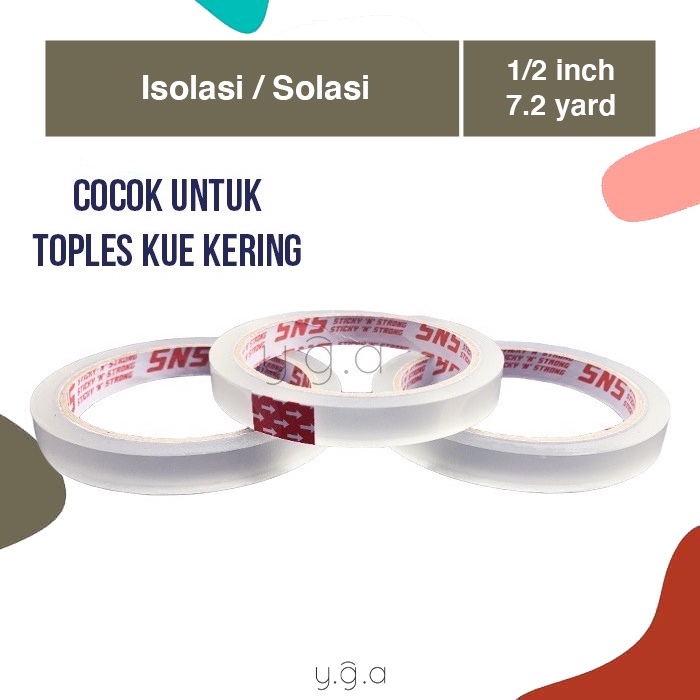 Jual Solasi Toples Kue Kering Isolasi Lakban Shopee Indonesia