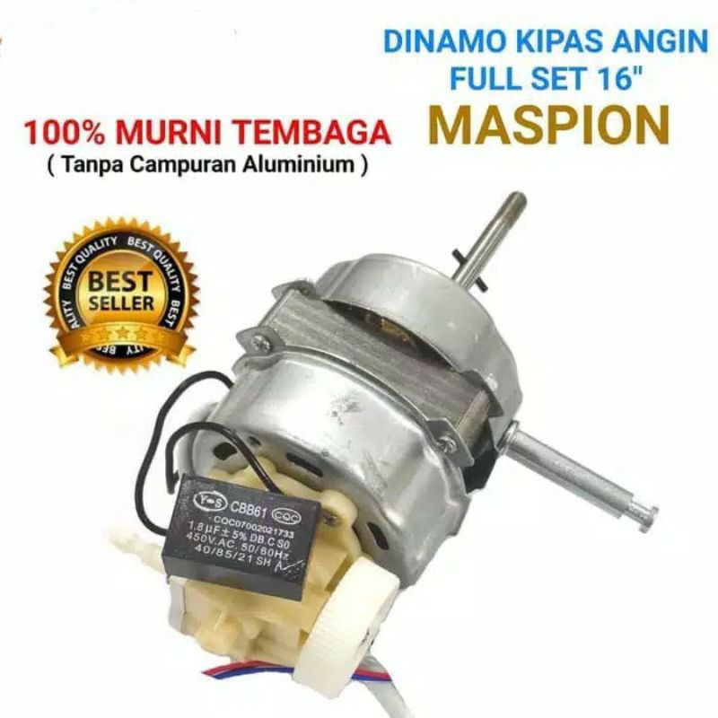 Jual MASPION DINAMO KIPAS ANGIN MASPION BERBAGAI JENIS 12 16 INCH