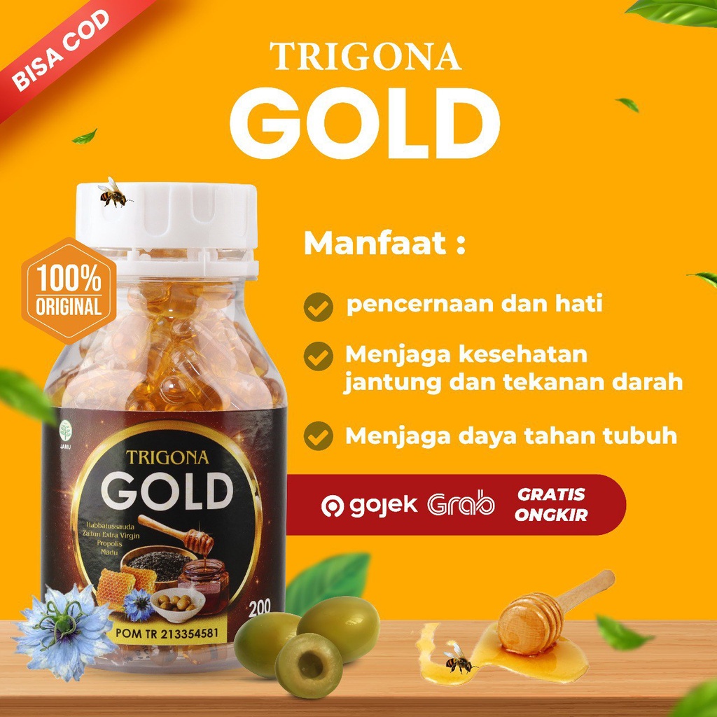 Jual TRIGONA GOLD BPOM Habbatussauda Oil Plus Propolis Trigona Gold