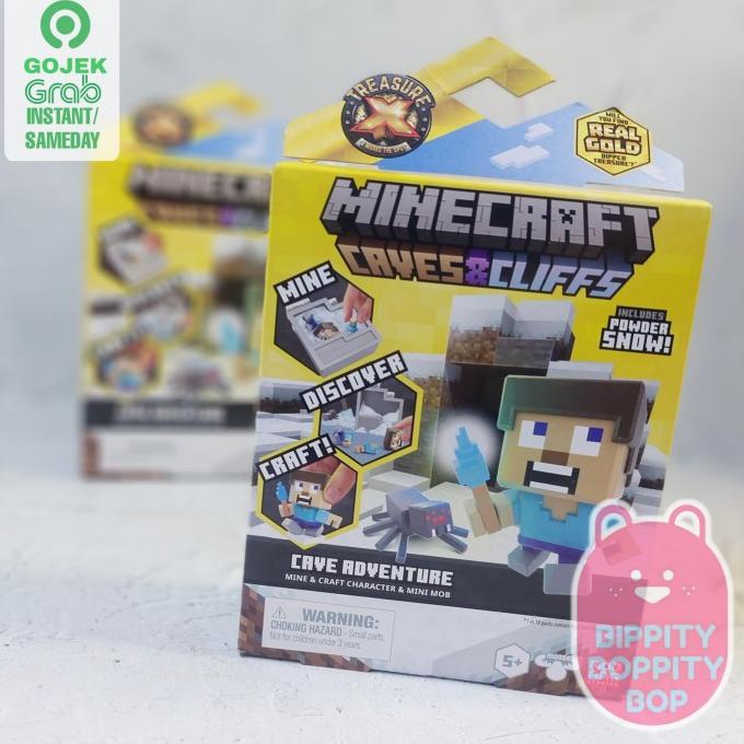 Jual Treasure X Minecraft Caves Cliffs Cave Adventure Pack Shopee