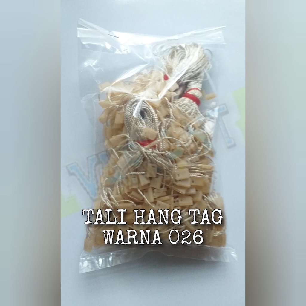 Jual Tali Hang Tag String Rope Pin Gantungan Merek Label Warna Isi