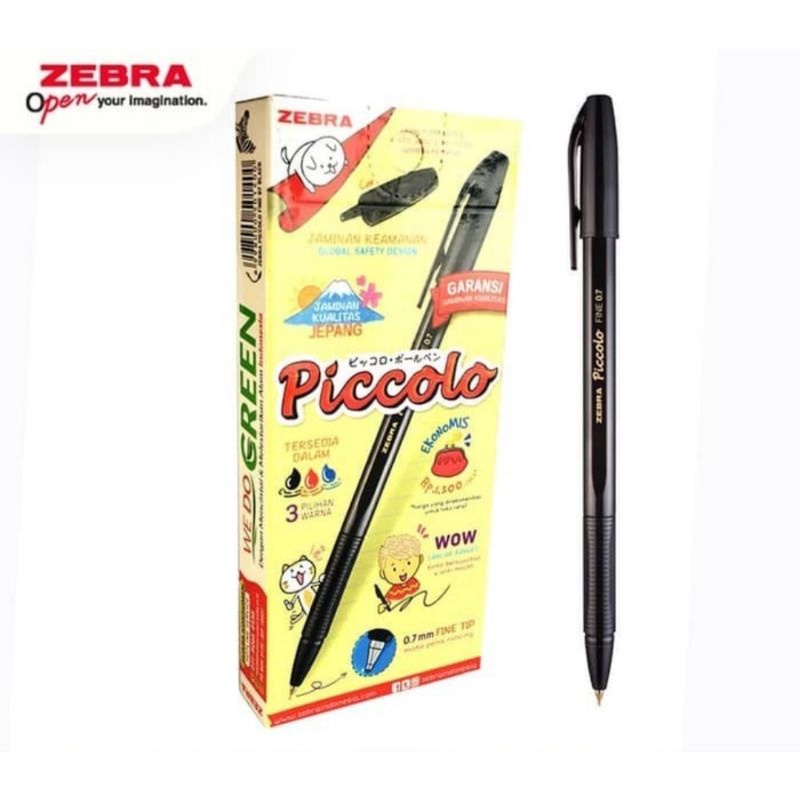 Jual Pulpen Fine Pen Zebra Piccolo7 S Gel Hitam 0 7 Mm Shopee Indonesia