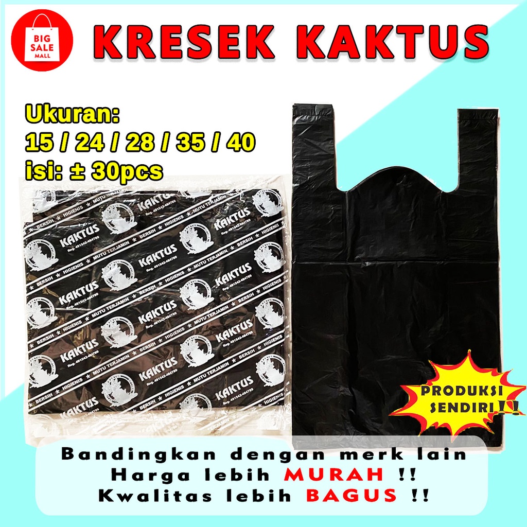 Jual Kantong Kresek Hitam Ekonomis Kresek Laundry Merah