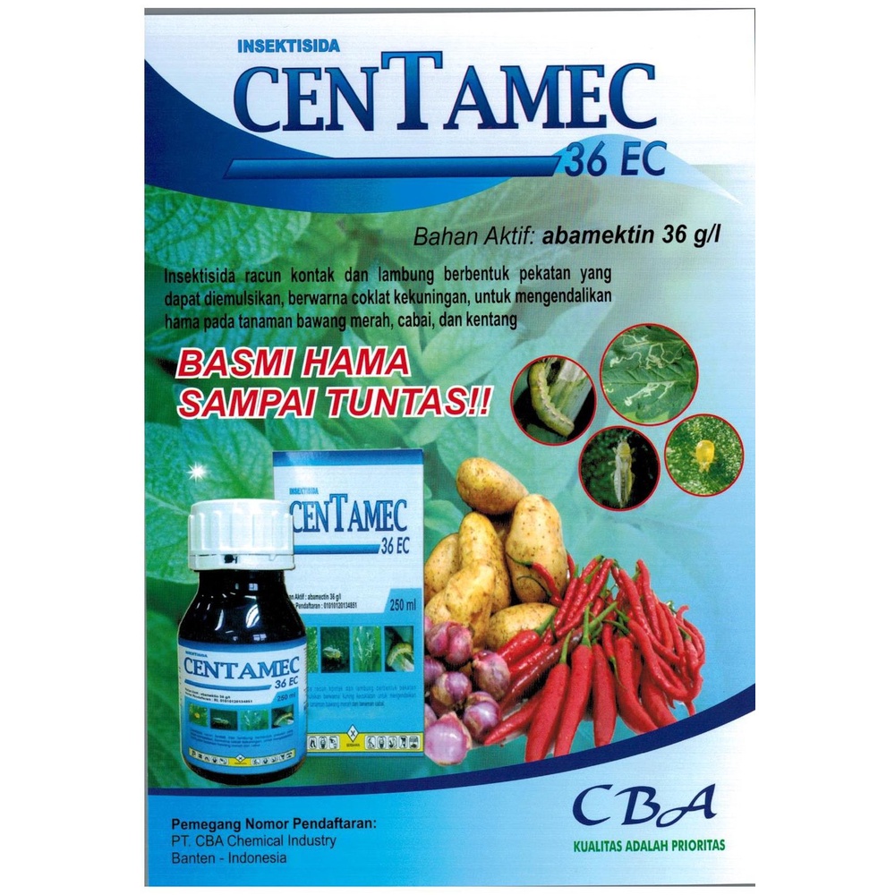 Jual Insektisida Centamec Ec Liter Bahan Aktif Abamectin Abamektin