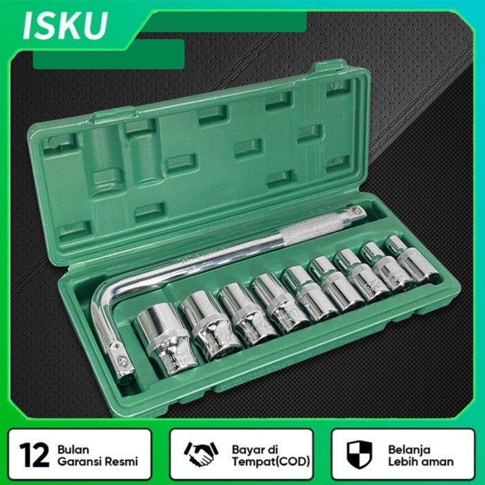 Jual Shock Isku Kunci Shock L 10Pcs 1 2 Inch Kunci Sok L Mata Shock Set