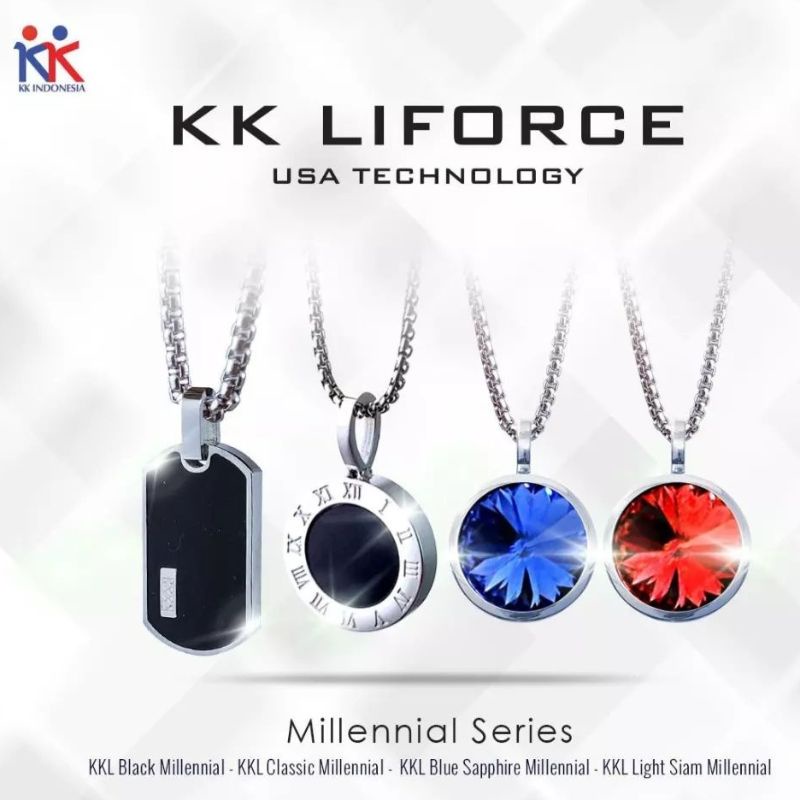 Jual KK LIFORCE Millennial Series Kalung Kesehatan Shopee Indonesia