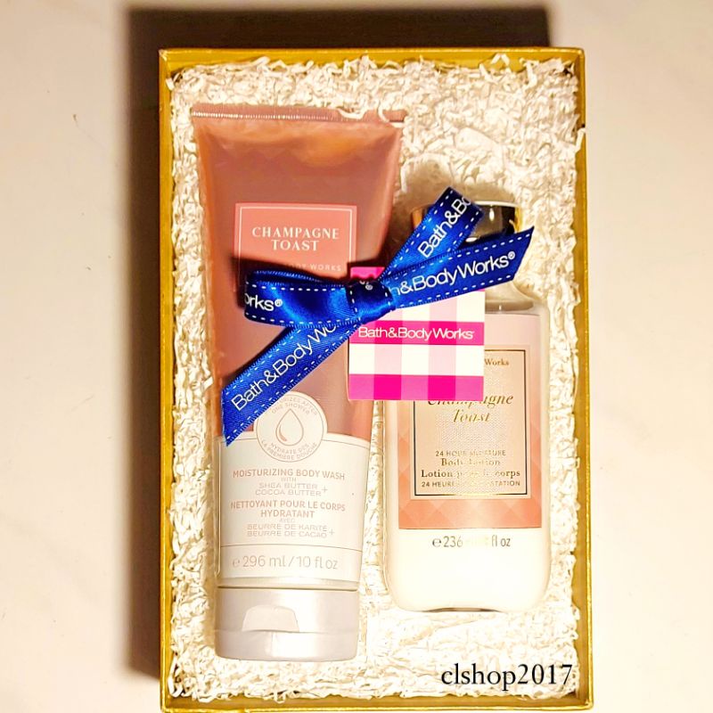 Jual Onsale Bbw Champagne Toast Full Size Gift Set Paket Bath Body