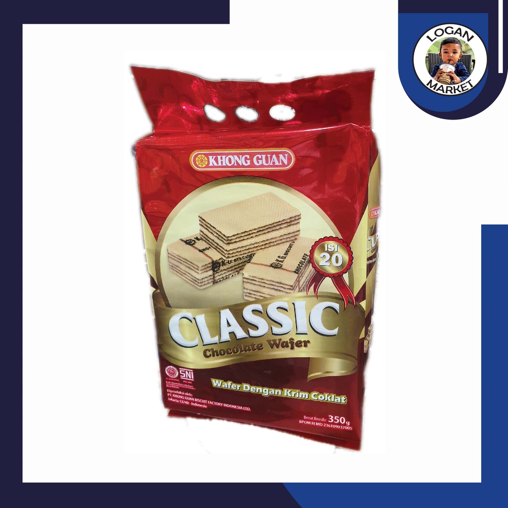 Jual Khong Guan Kong Guan Classic Wafer Chocolate Gram Gram