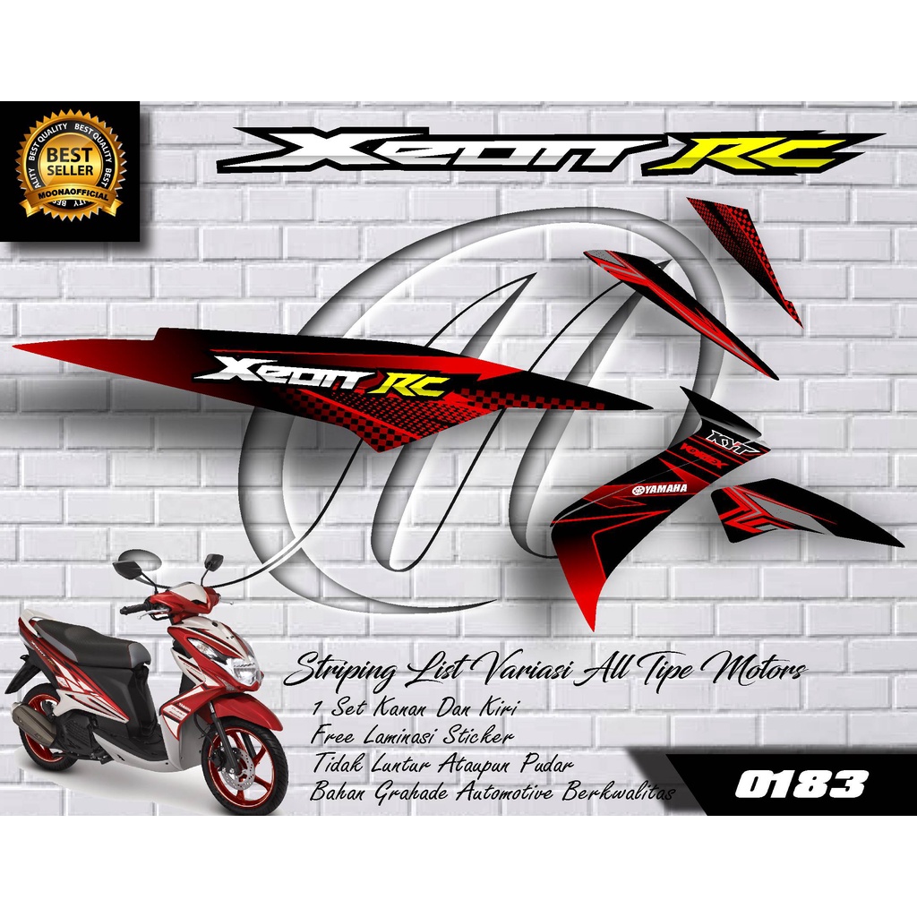 Jual Sticker List Variasi Yamaha Xeon Rc Decal Stiping Yamaha