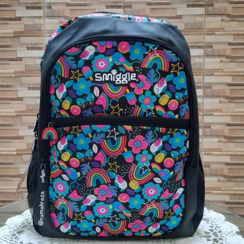 Jual Smiggle Drift Classic Backpack Black Tas Ransel Sekolah