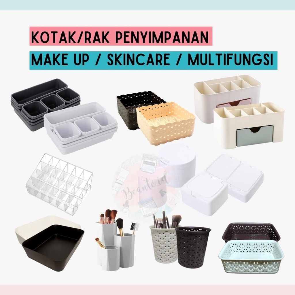 Jual Tempat Kotak Rak Penyimpanan Make Up Alat Rias Lipstick Alat