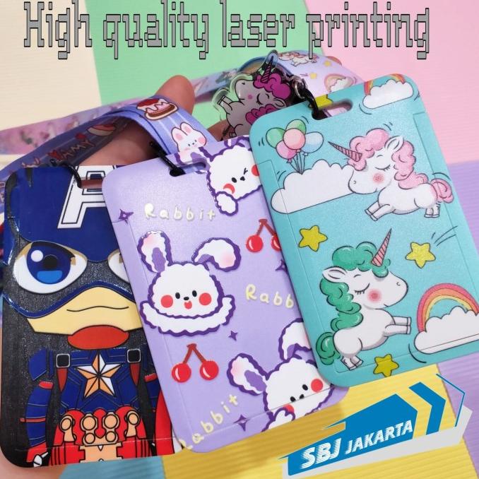 Jual Animation Tempat Kartu Id Card Holder Flash Card E Toll Name