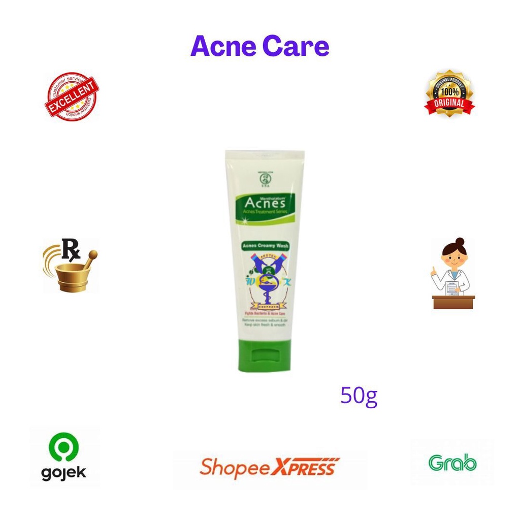 Jual ACNES CREAMY WASH 50G Shopee Indonesia