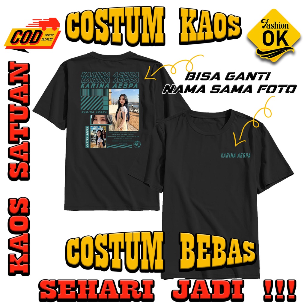 Jual Sehari Jadi Custom Request Kaos Bucin Streetwear Bisa Request